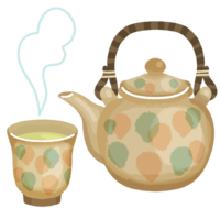 湯呑みとチューカー