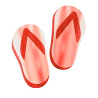 ビーチサンダル（赤）