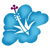 ハイビスカスJ（青）