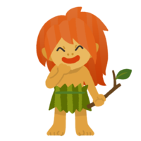 笑っているキジムナー