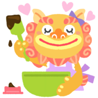 チョコレートをつくるシーサーA