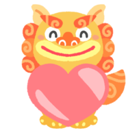 ハートシーサー（ピンク）