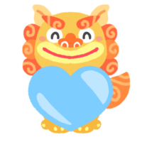 ハートシーサー（ブルー）