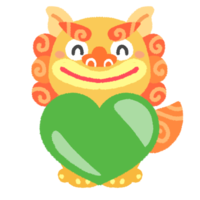 ハートシーサー（グリーン）