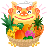 くだもの屋さんシーサー