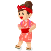 エイサー手踊り（ピンク）