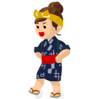 エイサー手踊り（紺）