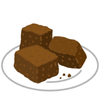 お皿にのった黒砂糖