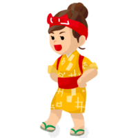 エイサー手踊り（黄）