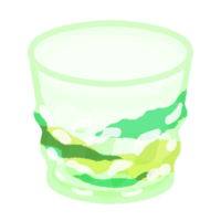 琉球ガラスのコップ（グリーン）