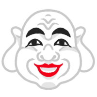 ミルクの神様の面