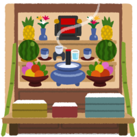 仏壇（旧盆バージョン）