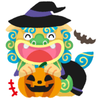 ハロウィンシーサー（水色）