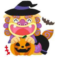 ハロウィンシーサー（紫）