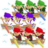 ハーリー競漕×3