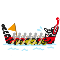 爬竜船（ハーリーブニ）【黒色】