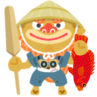 海人（うみんちゅ）シーサー