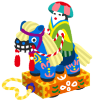 チンチン馬グヮー（青）