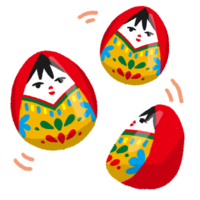 ころころウッチリクブサー（起き上がり小法師）