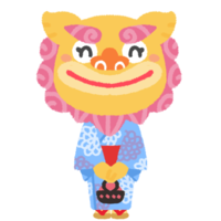 【おまつり】浴衣でおでかけシーサー