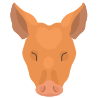 チラガー（豚の顔）